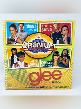 Cranium Glee Edition Board Game Collectible Adult Gleek Fun For Everyone Sealed